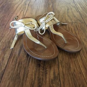 Kate Spade Gold Sandals